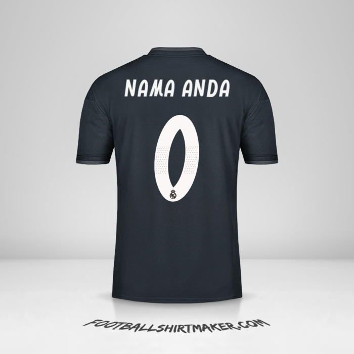 Jersey Real Madrid CF Cup 2018/19 II -  nama anda - 0