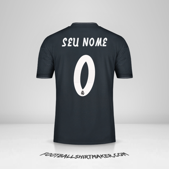 Camisa Real Madrid CF Cup 2018/19 II -  seu nome - 0