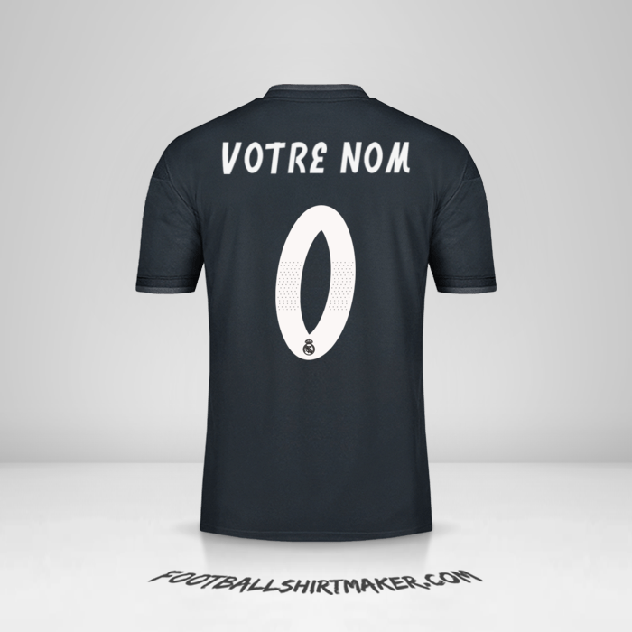 Maillot Real Madrid CF Cup 2018/19 II -  votre nom - 0