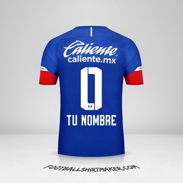 Camiseta Cruz Azul 2018/19 -  tu nombre - 0