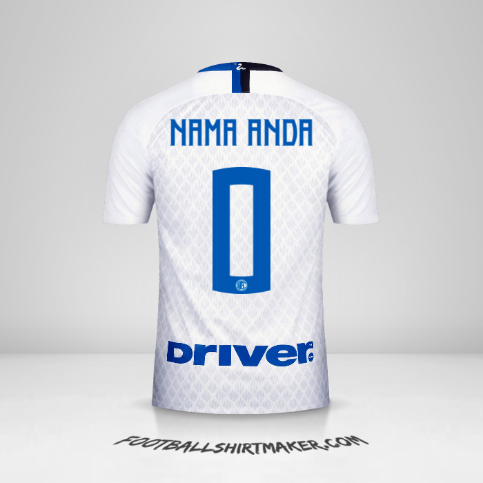 Jersey Inter 2018/19 II -  nama anda - 0