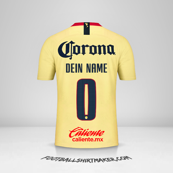 Trikot Club America 2018/19 -  dein name - 0