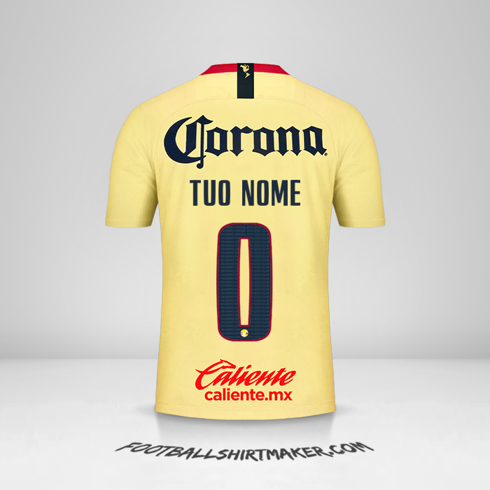 Maglia Club America 2018/19 -  tuo nome - 0