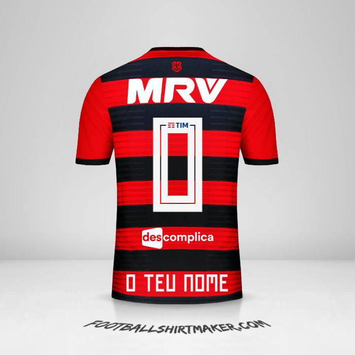 Camisola Flamengo 2018/19 -  o teu nome - 0
