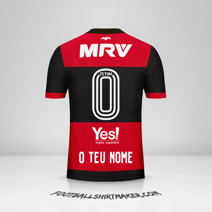 Camisola Flamengo 2017/18 -  o teu nome - 0