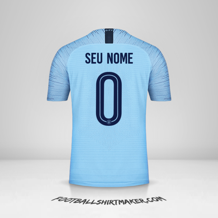 Camisa Manchester City 2018/19 Cup -  seu nome - 0