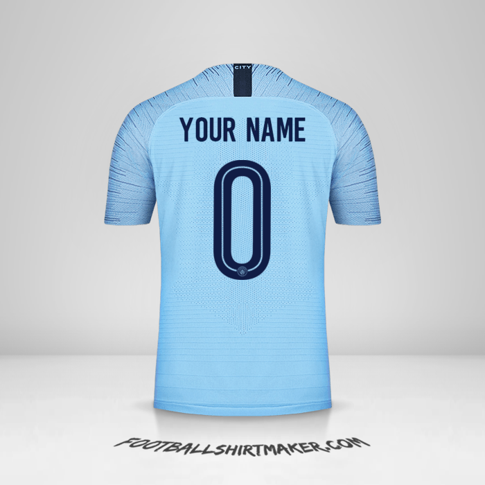 Jersey Manchester City 2018/19 Cup -  your name - 0