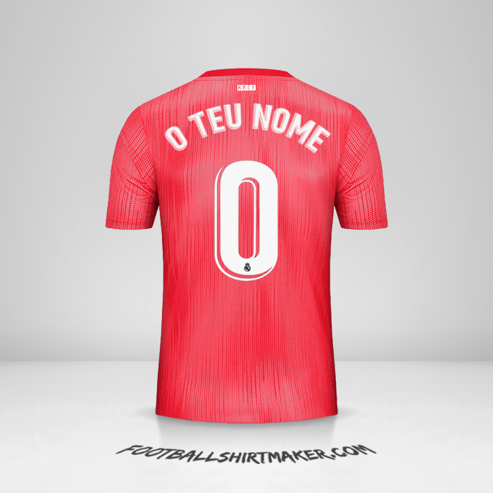 Camisola Real Madrid CF 2018/19 III -  o teu nome - 0