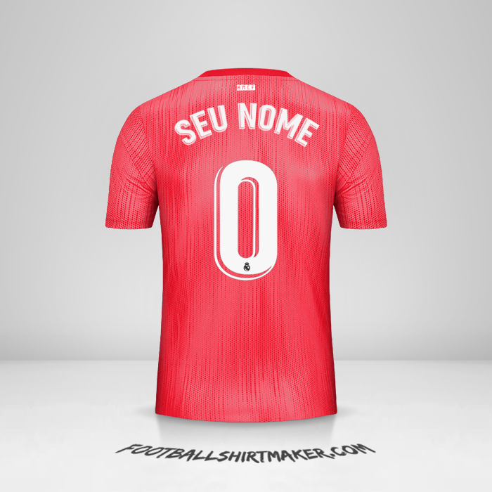 Camisa Real Madrid CF 2018/19 III -  seu nome - 0