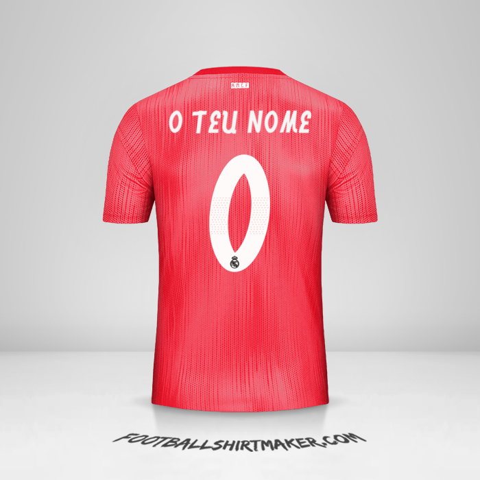 Camisola Real Madrid CF Cup 2018/19 III -  o teu nome - 0