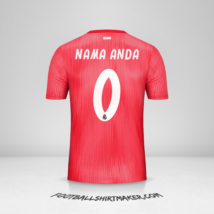 Jersey Real Madrid CF Cup 2018/19 III -  nama anda - 0