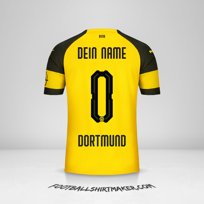 Trikot Borussia Dortmund 2018/19 -  dein name - 0