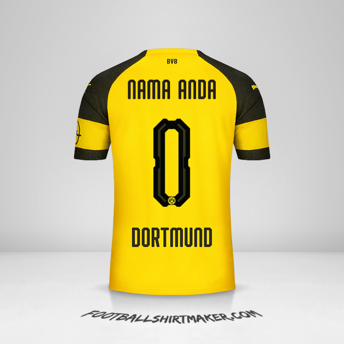 Jersey Borussia Dortmund 2018/19 -  nama anda - 0