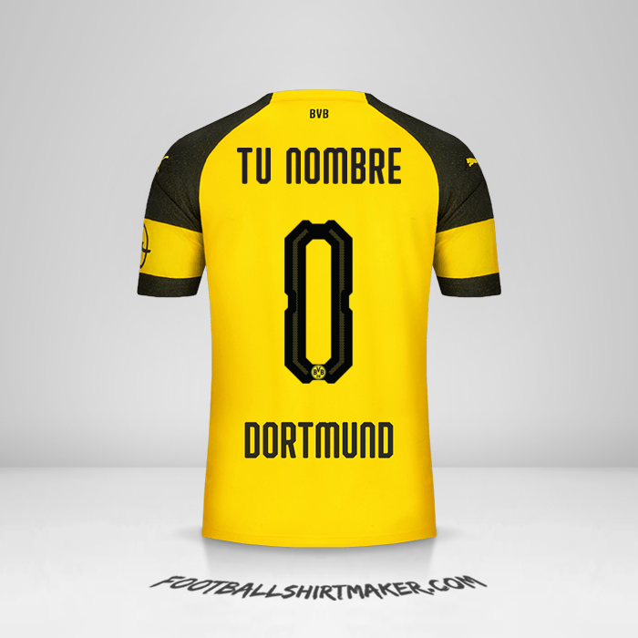 Camiseta Borussia Dortmund 2018/19 -  tu nombre - 0