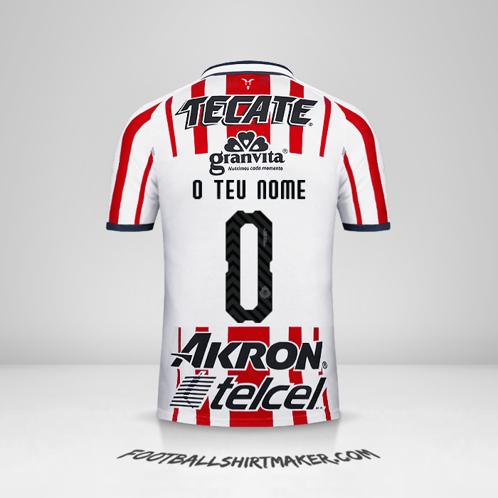 Camisola Guadalajara 2018/19 -  o teu nome - 0