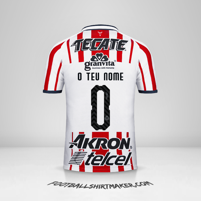 Camisola Guadalajara 2018/19 -  o teu nome - 0