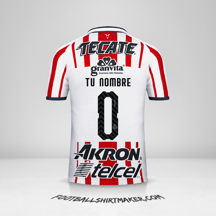 Camiseta Guadalajara 2018/19 -  tu nombre - 0