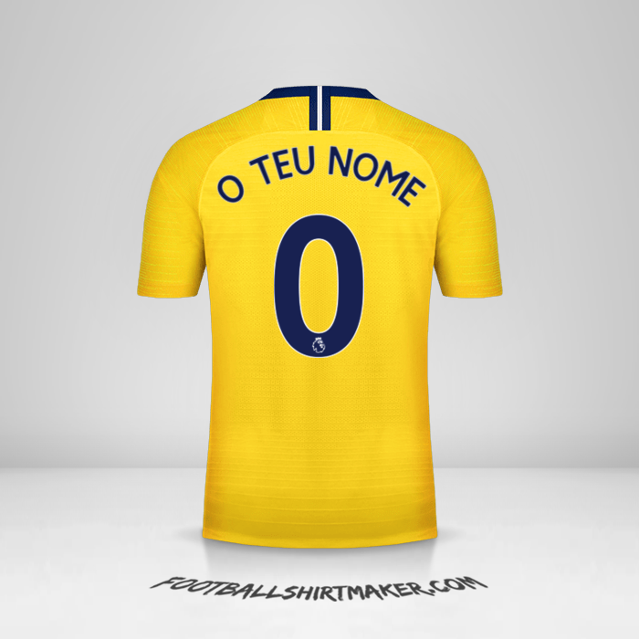 Camisola Chelsea 2018/19 II -  o teu nome - 0