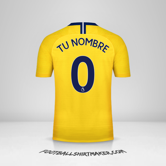 Jersey Chelsea 2018/19 II -  tu nombre - 0