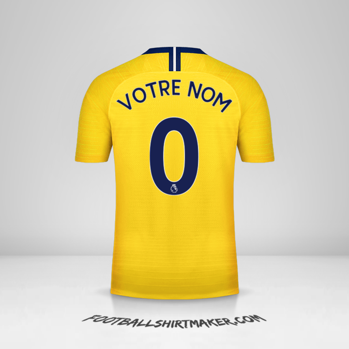 Maillot Chelsea 2018/19 II -  votre nom - 0