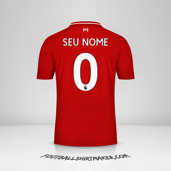 Camisa Liverpool FC 2018/19 -  seu nome - 0