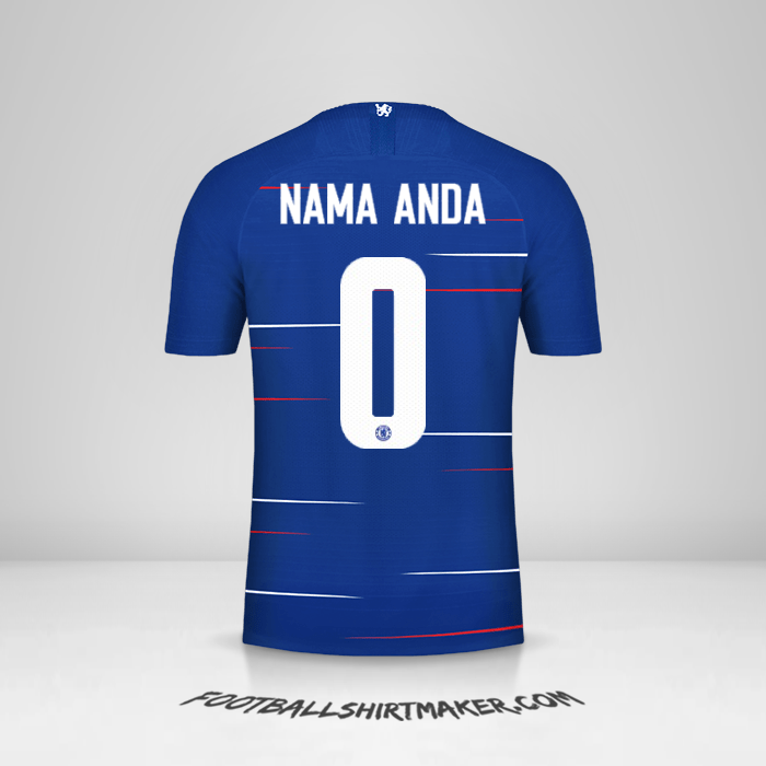 Jersey Chelsea Cup 2018/19 -  nama anda - 0