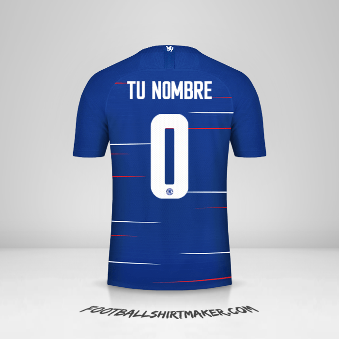 Camiseta Chelsea Cup 2018/19 -  tu nombre - 0