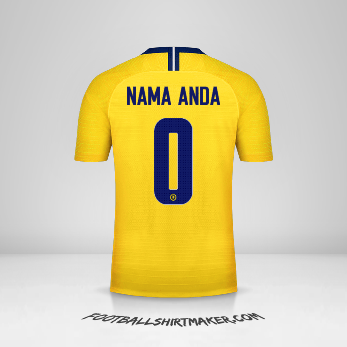 Jersey Chelsea Cup 2018/19 II -  nama anda - 0