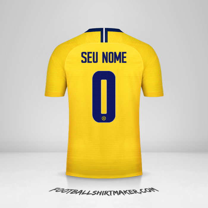 Camisa Chelsea Cup 2018/19 II -  seu nome - 0