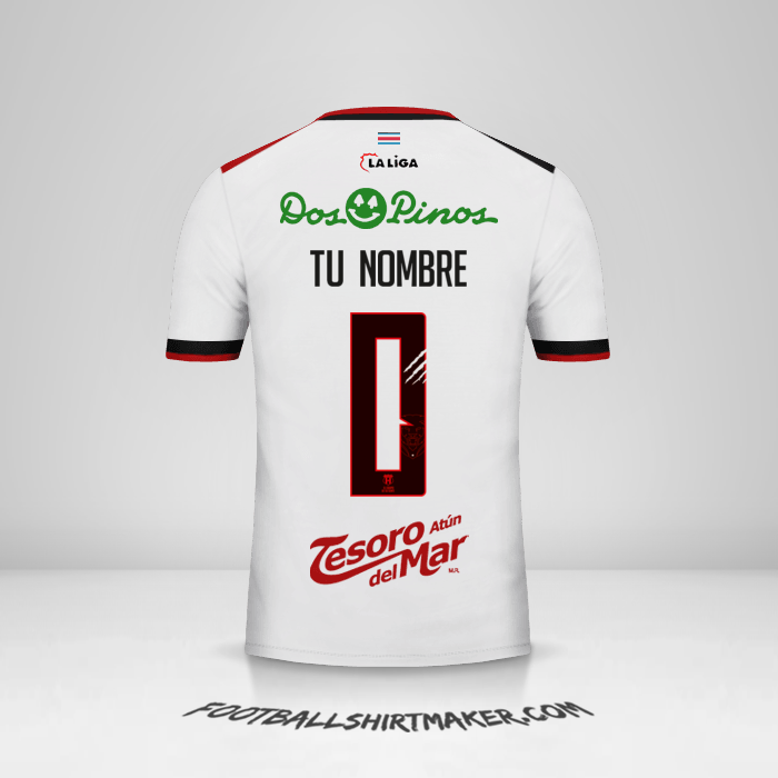Camiseta Liga Deportiva Alajuelense 2018 II -  tu nombre - 0