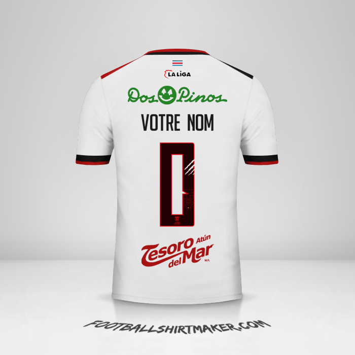 Maillot Liga Deportiva Alajuelense 2018 II -  votre nom - 0