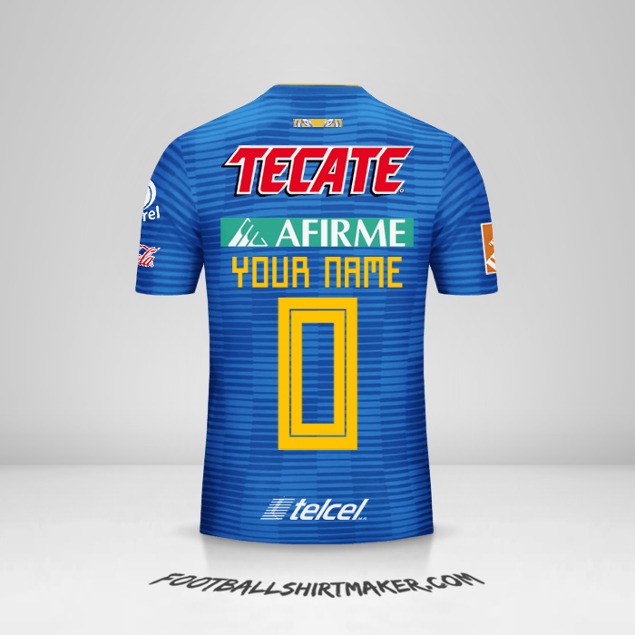Shirt Tigres UANL 2018/19 II -  your name - 0