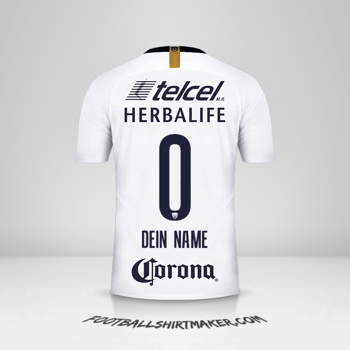 Trikot Pumas UNAM 2018/19 -  dein name - 0