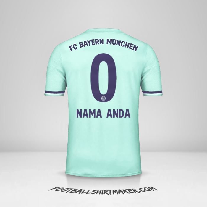 Jersey FC Bayern Munchen 2018/19 II -  nama anda - 0