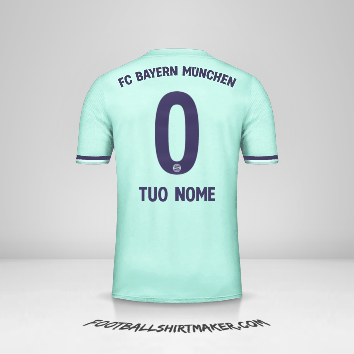 Maglia FC Bayern Munchen 2018/19 II -  tuo nome - 0