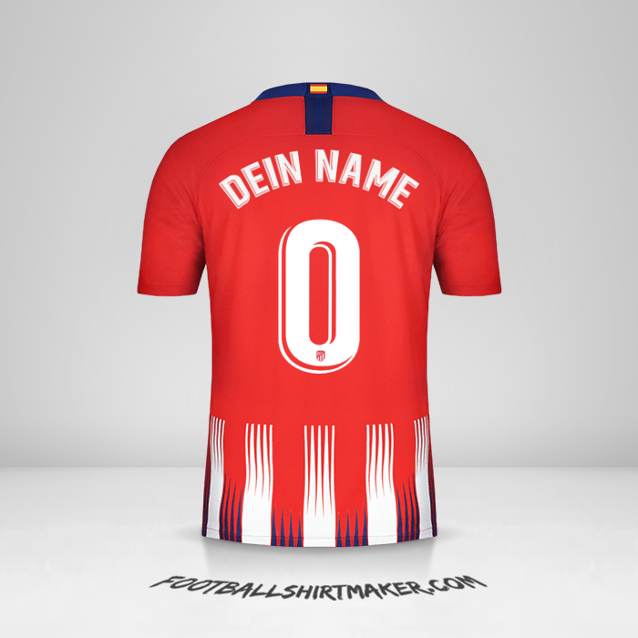 Trikot Atletico Madrid 2018/19 -  dein name - 0
