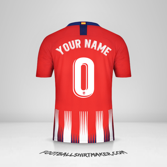 Shirt Atletico Madrid 2018/19 -  your name - 0