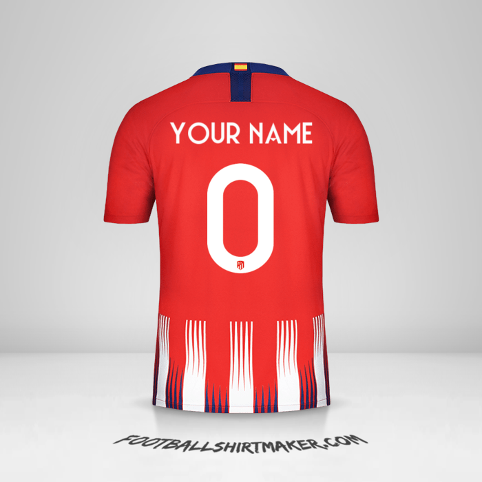 Jersey Atletico Madrid 2018/19 Cup -  your name - 0