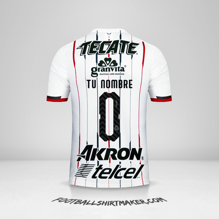 Camiseta Guadalajara 2018/19 II -  tu nombre - 0