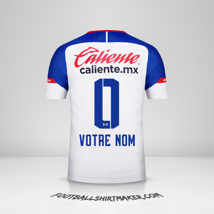 Maillot Cruz Azul 2018/19 II -  votre nom - 0