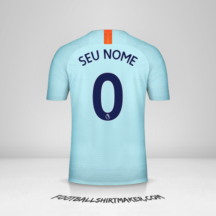 Camisa Chelsea 2018/19 III -  seu nome - 0