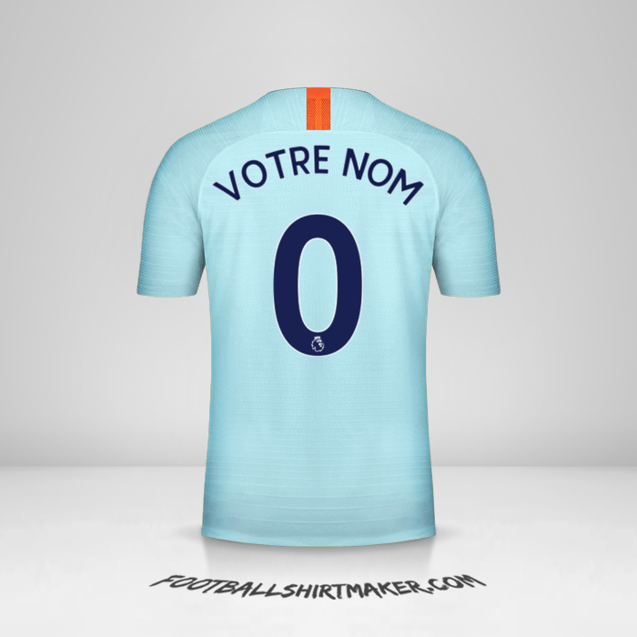 Maillot Chelsea 2018/19 III -  votre nom - 0