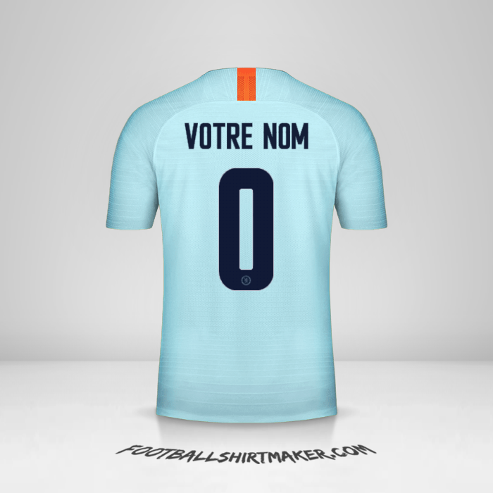 Maillot Chelsea 2018/19 Cup III -  votre nom - 0