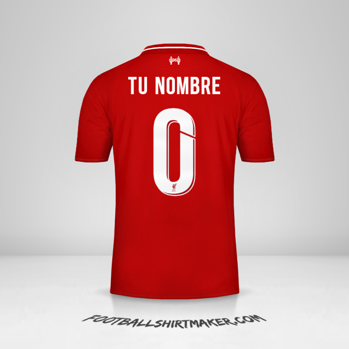 Camiseta Liverpool FC Cup 2018/19 -  tu nombre - 0
