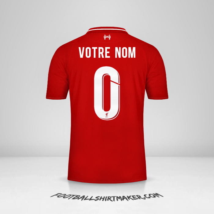 Maillot Liverpool FC Cup 2018/19 -  votre nom - 0