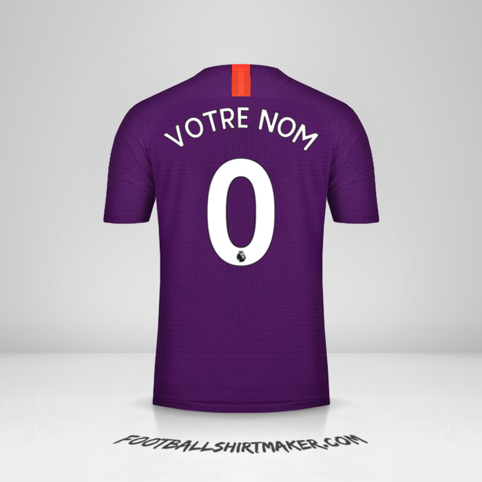 Maillot Manchester City 2018/19 III -  votre nom - 0