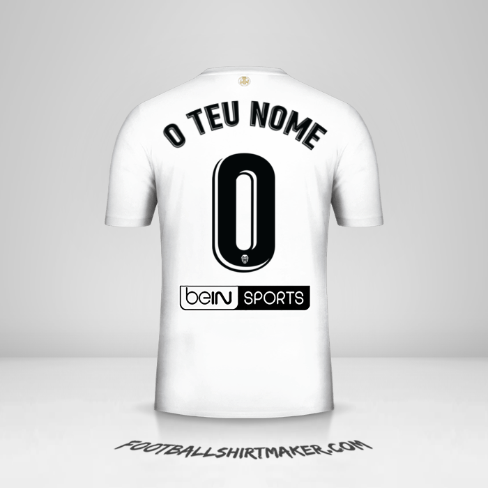 Camisola Valencia CF 2018/19 -  o teu nome - 0