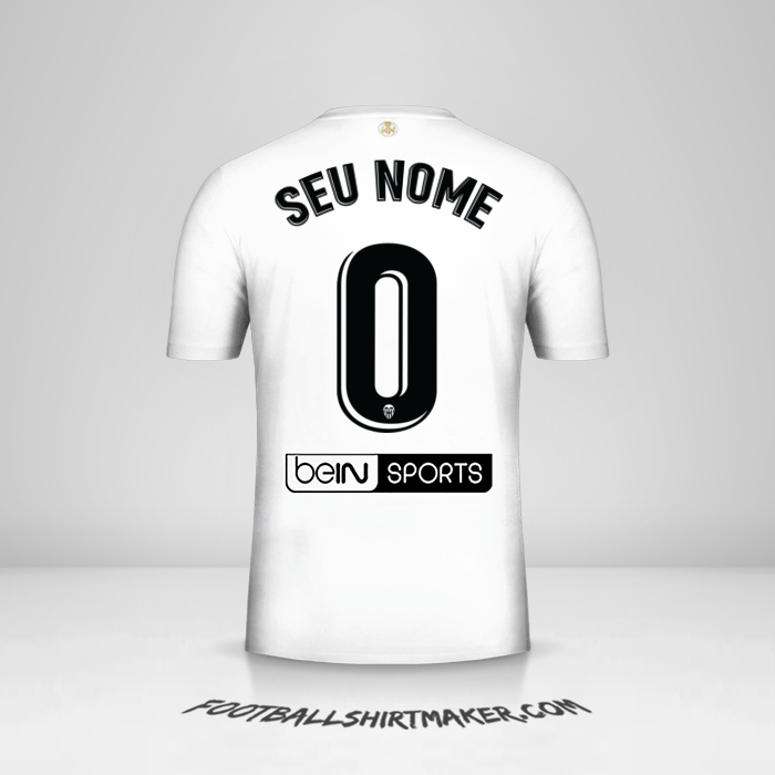 Camisa Valencia CF 2018/19 -  seu nome - 0