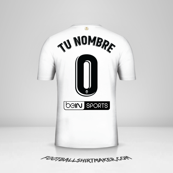 Camiseta Valencia CF 2018/19 -  tu nombre - 0
