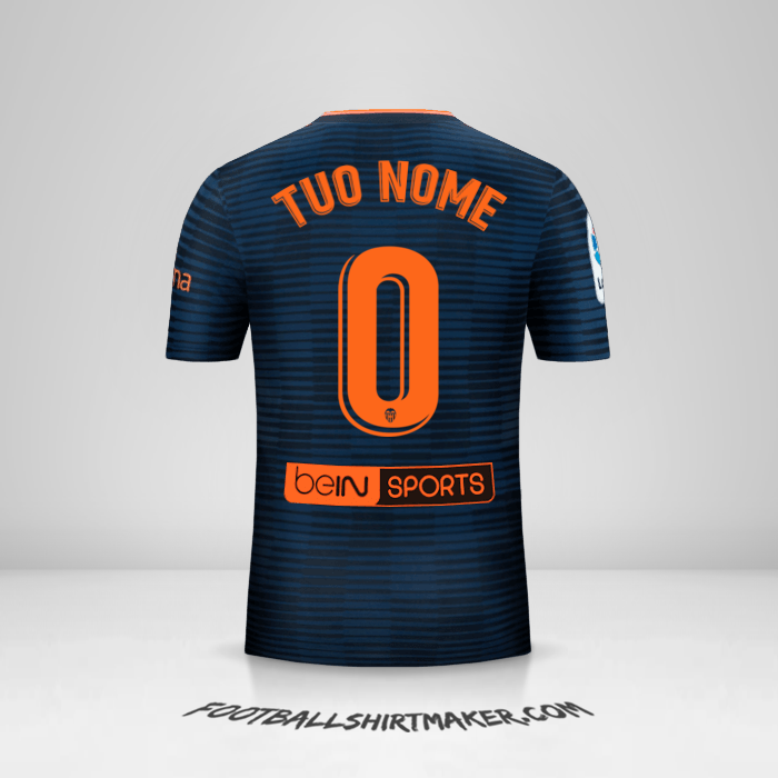 Maglia Valencia CF 2018/19 II -  tuo nome - 0